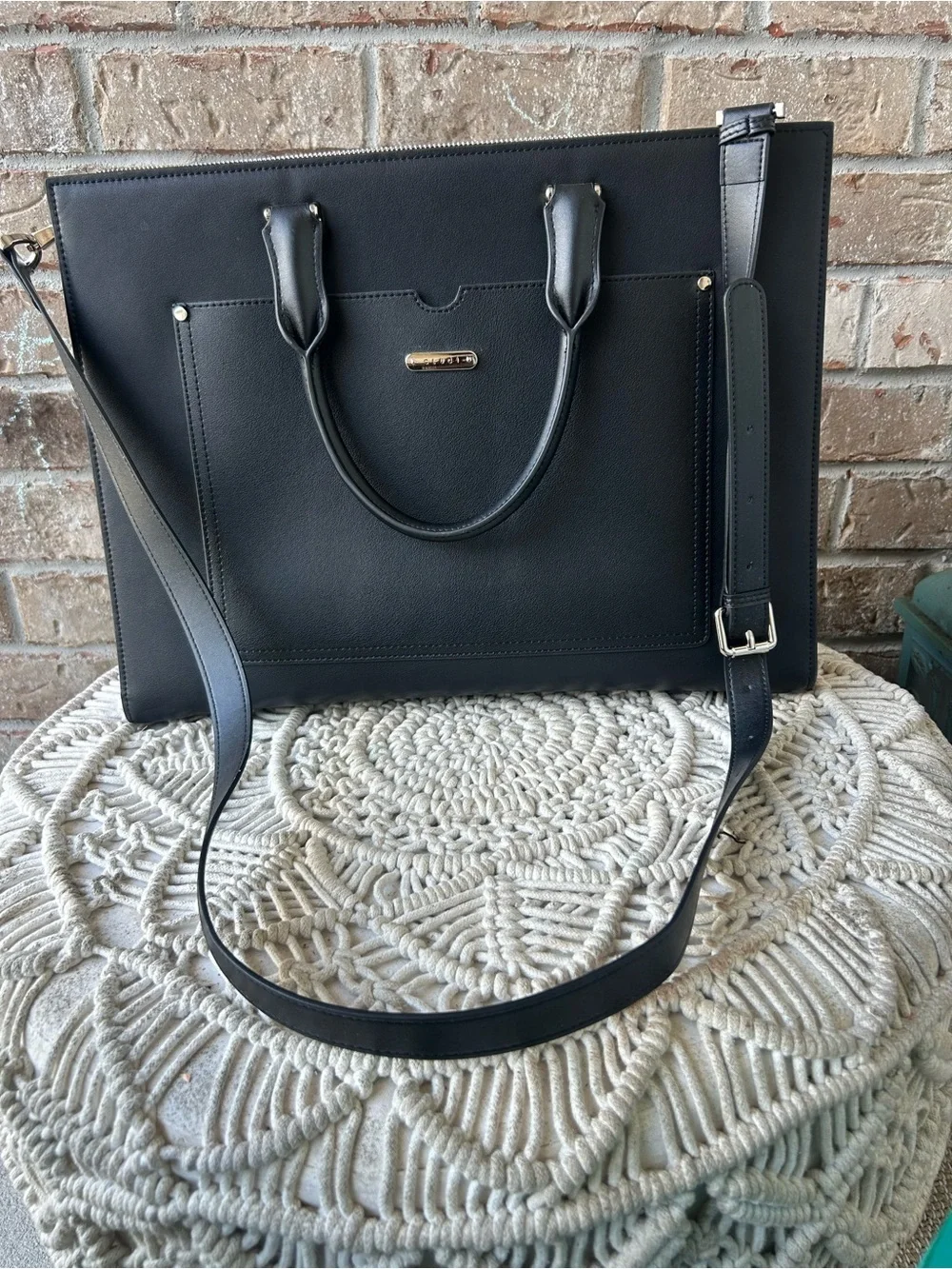CLUCI Briefcase for Women Vegan Leather 15.6 Inch Laptop Bag Large